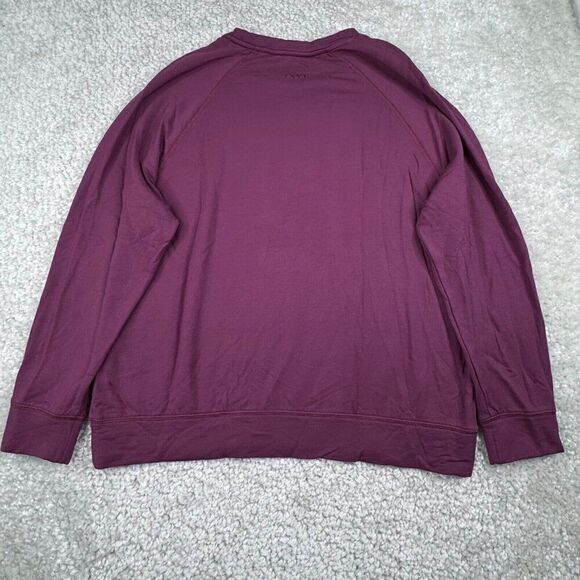 Pure Barre X TAVI Crew Neck Sweatshirt Pink Purple - Picture 2 of 9